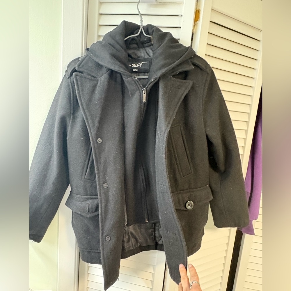 Black Rivet Kids Black Jacket